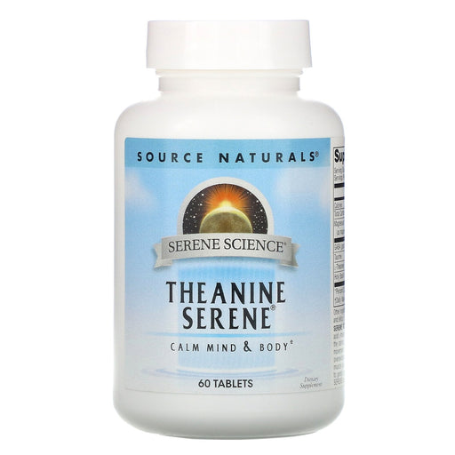 Source Naturals Specialty Health Products Source Naturals Theanine Serene 60 Tablets