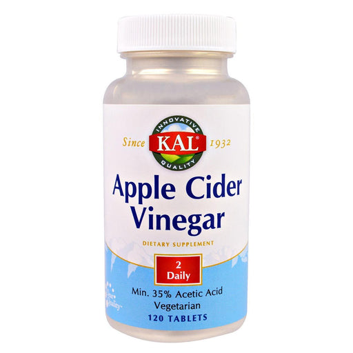 Kal Vitamins, Minerals, Herbs & More Kal Apple Cider Vinegar 120 Tabs