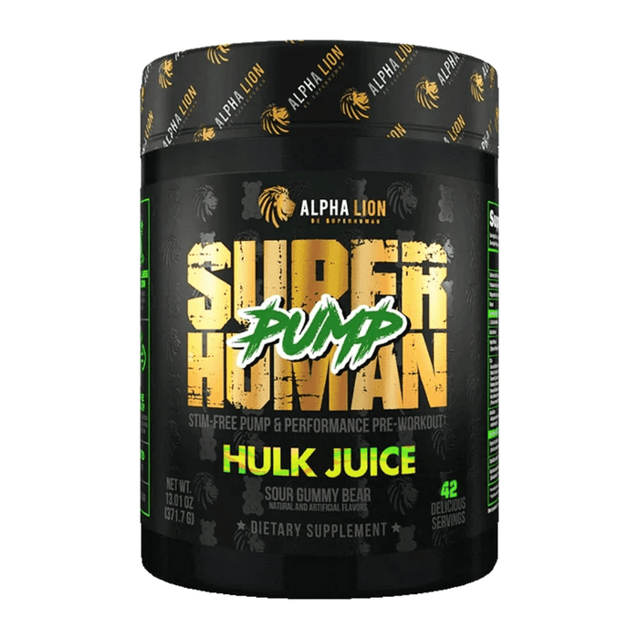 Alpha Lion Pre-Workouts Hulk Juice Alpha Lion SuperHuman Pump 42 Servings