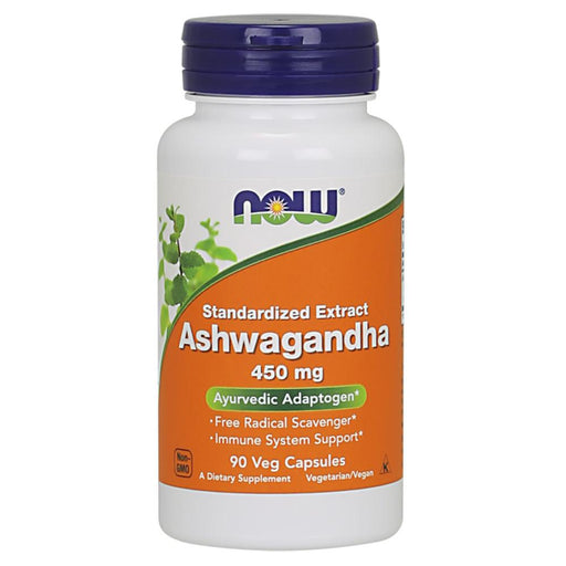 Now Foods Vitamins, Minerals, Herbs & More Now Foods Ashwagandha Extract 450mg 90 Vegetable Capsules