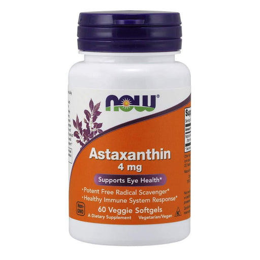 Now Foods Vitamins, Minerals, Herbs & More Now Foods Astaxanthin 4mg 60 Vegetable Softgels