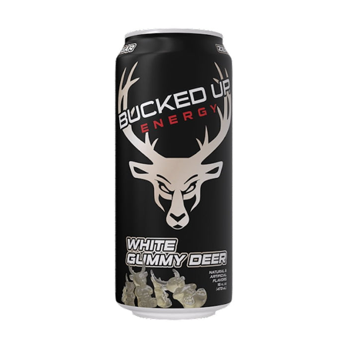 Bucked Up Drinks White Gummy Deer Bucked Up RTD 12/Case