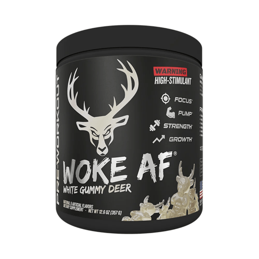 Bucked Up Sports Performance Recovery White Gummy Deer Bucked Up Woke AF 30 Servings