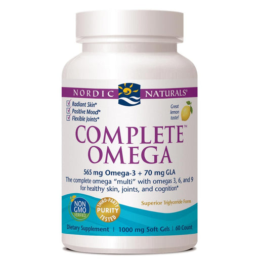 Nordic Naturals Vitamins, Minerals, Herbs & More Nordic Naturals Complete Omega 3 6 9 (EPA/DHA/GLA) 60 SoftGels