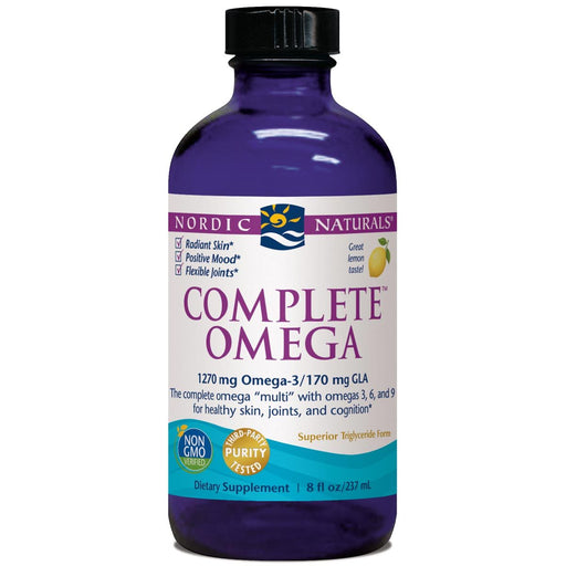 Nordic Naturals Vitamins, Minerals, Herbs & More Nordic Naturals Complete Omega 3-6-9 Liquid Lemon 8 Fl Oz (581548146732)