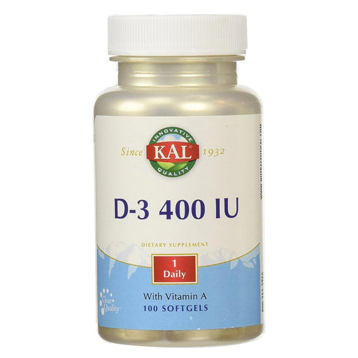 Kal Vitamins, Minerals, Herbs & More Kal D 400 IU 100 Softgels