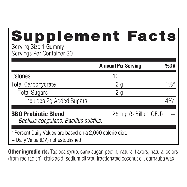 Ancient Nutrition Digestive Health Ancient Nutrition SBO Probiotic Kids Gummy 30ct