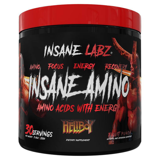 Insane Labz Amino Acids Fruit Punch Insane Labz Insane Amino Hellboy Edition 30 Servings