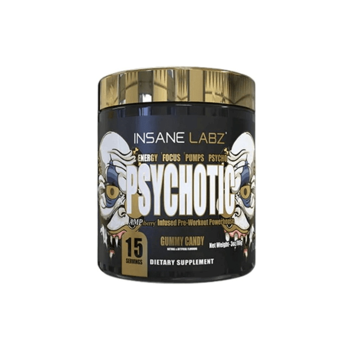 Insane Labz Pre-Workouts Insane Psychotic Gold 15 Servings Gummy Candy