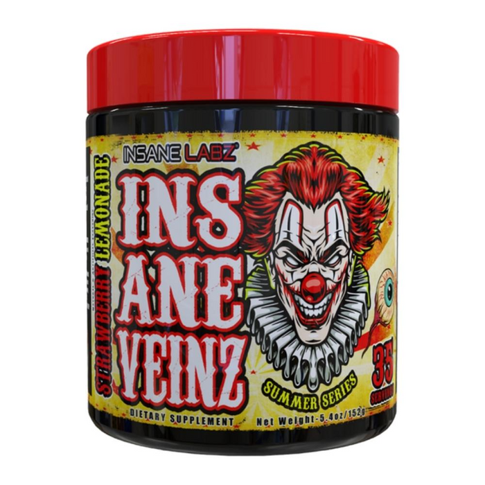 Insane Labz Sports Performance & - Recovery (Summer Series) Strawberry Lemonade Insane Labz Insane Veinz 35 Servings