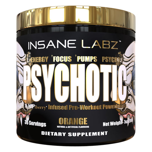 Insane Labz Sports Performance Recovery Orange Insane Labz Psychotic Gold 35 Servings