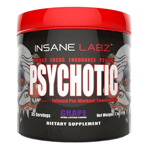 Insane Labz Sports Performance & - Recovery Grape Insane Labz Psychotic 35 Servings