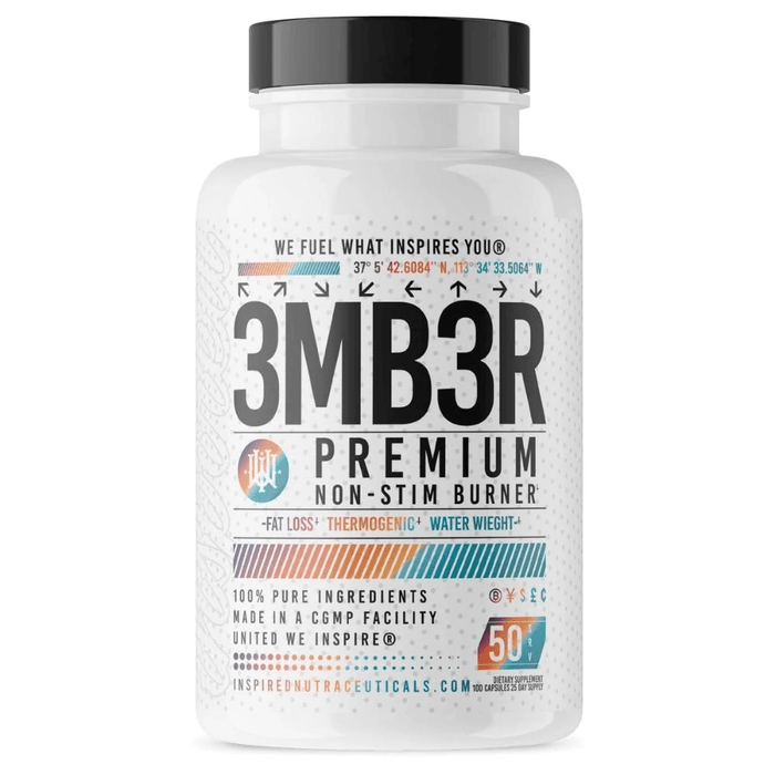 Inspired Nutraceuticals Fat Burner Inspired 3MB3R 50 Servings