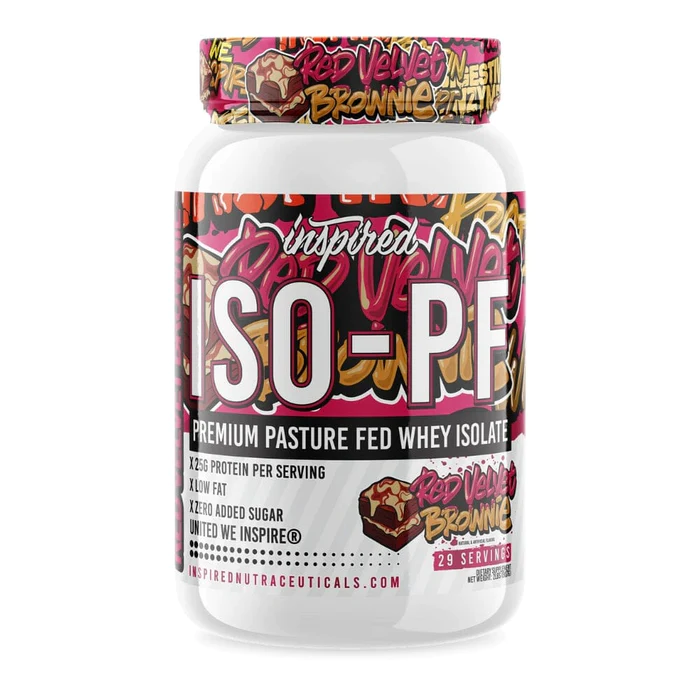 Inspired Nutraceuticals Protein Powders Red Velvet Brownie Inspired Nutraceuticals ISO-PF 2lbs