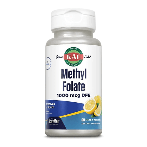 Kal Vitamins & Minerals KAL Methyl Folate 1,000mcg 60 Micro Tablets