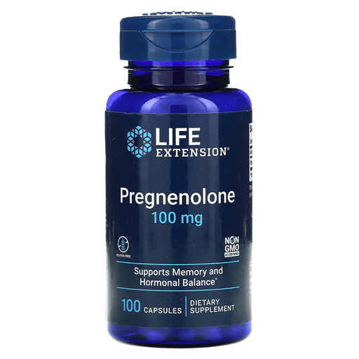 Life Extension Vitamins, Minerals, Herbs & More Life Extension Pregnenolone 100 mg 100 Caps