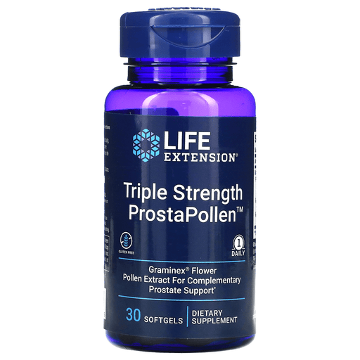 Life Extension Vitamins, Minerals, Herbs & More Life Extension Triple Strength ProstaPollen 30 Softgels