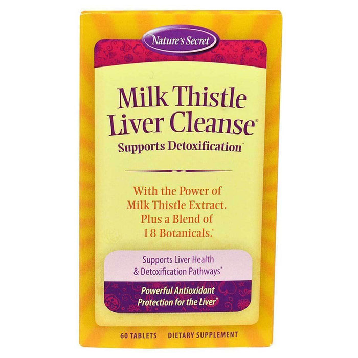 Nature's Secret Vitamins, Minerals, Herbs & More Nature's Secret Milk Thistle Liver Cleanse 60 Tabs (581101617196)