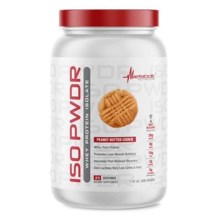 Metabolic Nutrition Protein Powders Peanut Butter Cookie Metabolic Nutrition ISO PWDR Protein 23 Servings