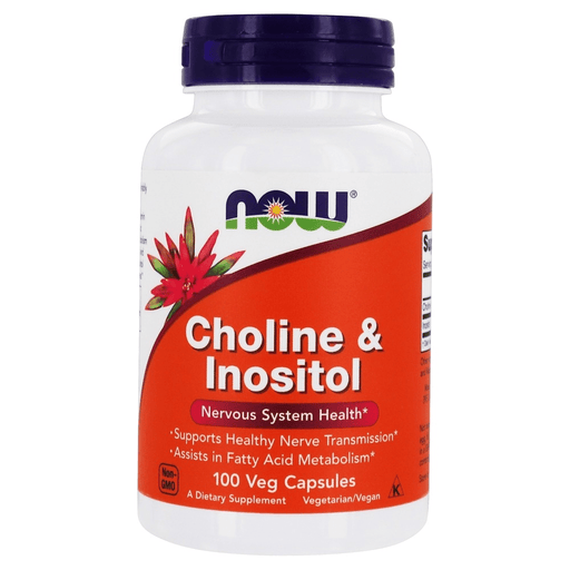 Now Foods Vitamins, Minerals, Herbs & More Now Foods Choline & Inositol 250/250 Mg 100 Capsules