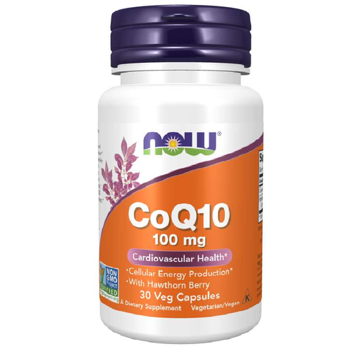 Now Foods Vitamins, Minerals, Herbs & More Now Foods CoQ10 100 Mg 30 Vegetable Capsules