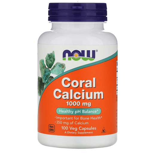 Now Foods Vitamins, Minerals, Herbs & More Now Foods Coral Calcium 1000 Mg 100 Vegetable Capsules