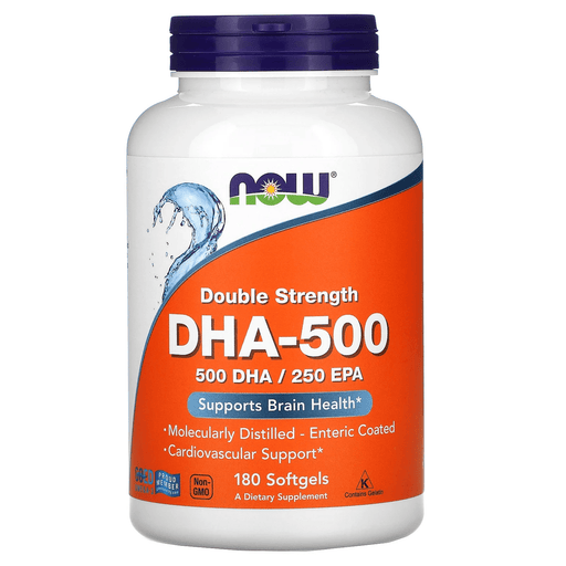 Now Foods Vitamins, Minerals, Herbs & More Now Foods DHA 500 Mg 180 Softgels