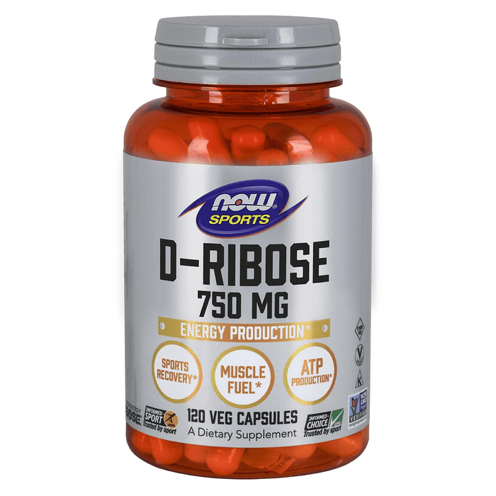 Now Foods Sports Nutrition & More Now Foods D-Ribose 750mg 120 Vege Caps