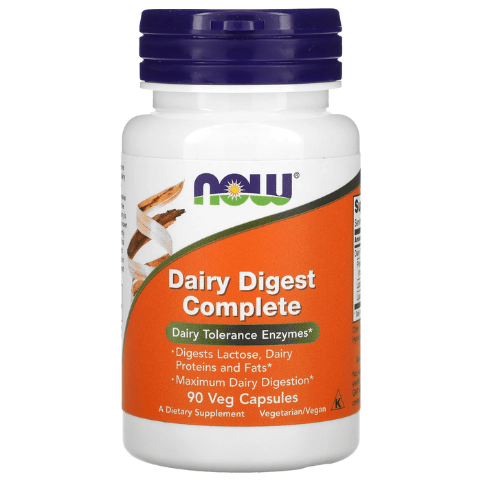 Now Foods Vitamins, Minerals, Herbs & More Now Foods Dairy Digest Complete 90 Capsules