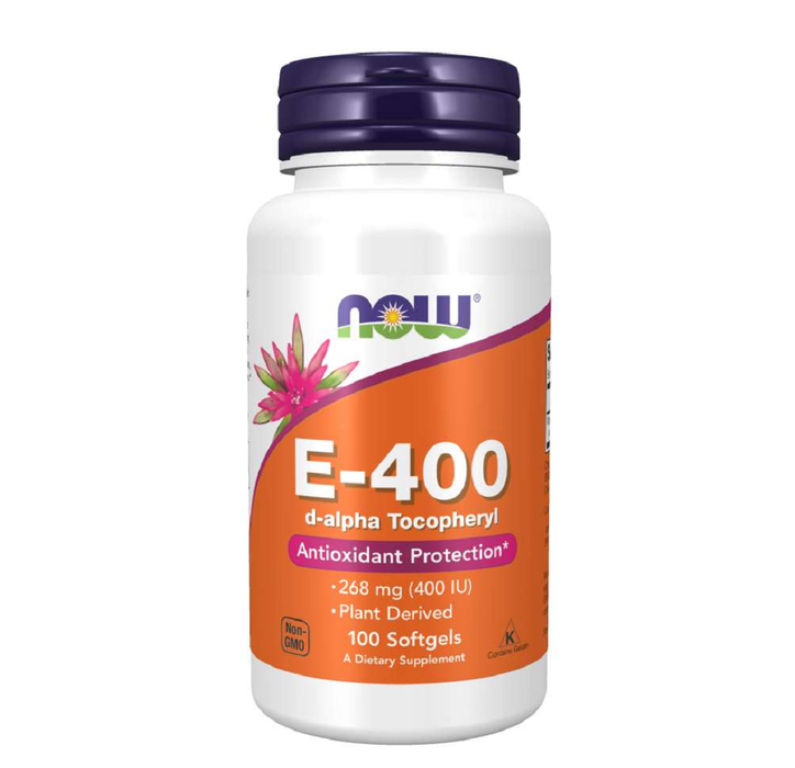 Now Foods Vitamins, Minerals, Herbs & More Now Foods E-400 DA 100 Softgels