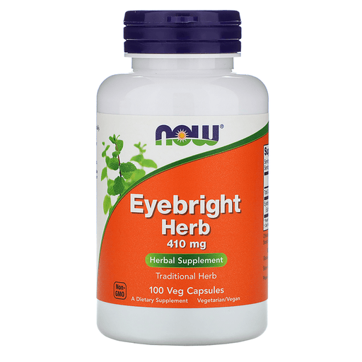 Now Foods Vitamins, Minerals, Herbs & More Now Foods Eyebright Herb 410 Mg 100 Capsules