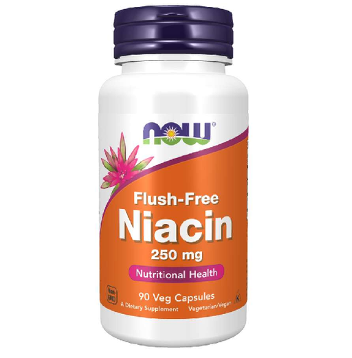 Now Foods Vitamins, Minerals, Herbs & More Now Foods Niacin Flush Free 250 Mg 90 Vegetable Capsules