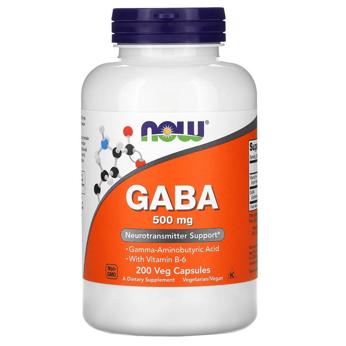 Now Foods Vitamins, Minerals, Herbs & More Now Foods Gaba 500 Mg 200 Capsules