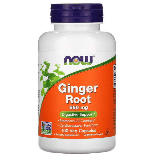 Now Foods Vitamins, Minerals, Herbs & More Now Foods Ginger Root 550 Mg 100 Capsules