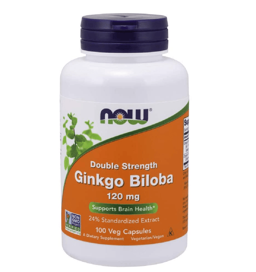 Now Foods Vitamins, Minerals, Herbs & More Now Foods Ginkgo Biloba 120 Mg 100 Vegetable Capsules