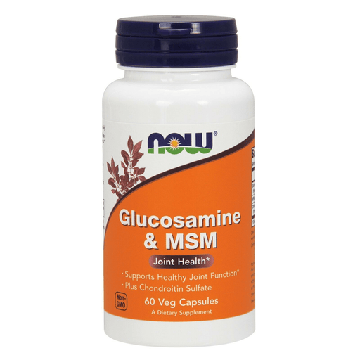 Now Foods Vitamins, Minerals, Herbs & More Now Foods Glucos & M.S.M 750/250 Mg 60 Capsules