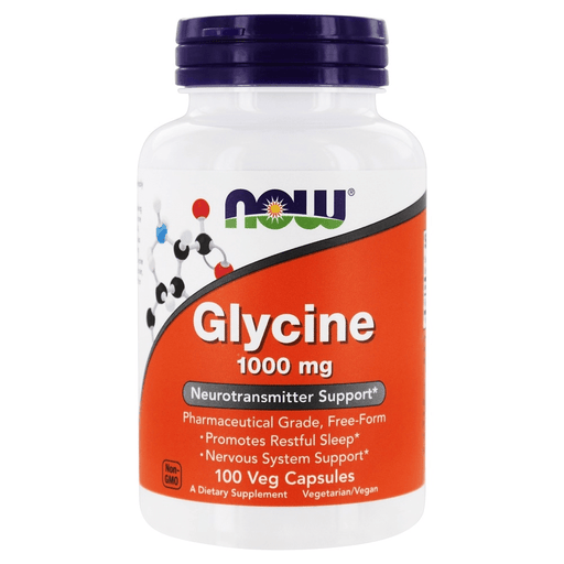 Now Foods Vitamins, Minerals, Herbs & More Now Foods Glycine 1000 Mg 100 Capsules