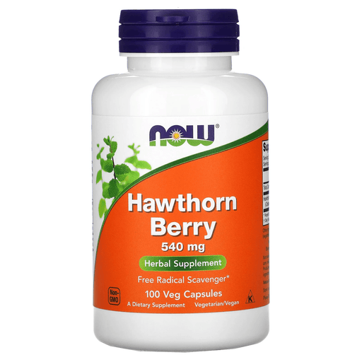 Now Foods Vitamins, Minerals, Herbs & More Now Foods Hawthorn Berry 540 Mg 100 Capsules