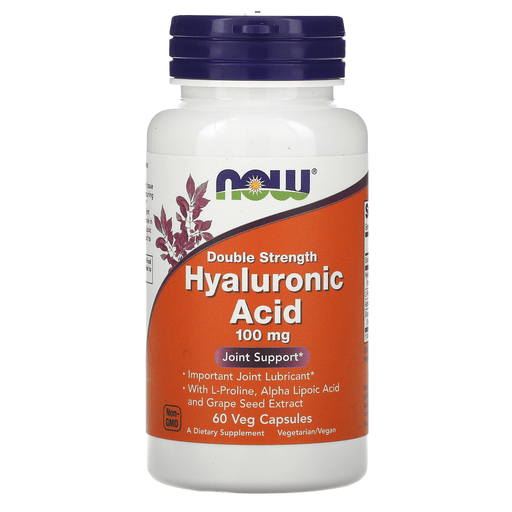 Now Foods Vitamins, Minerals, Herbs & More Now Foods Hyaluronic Acid 100 Mg 2X Plus 60 Vegetable Capsules