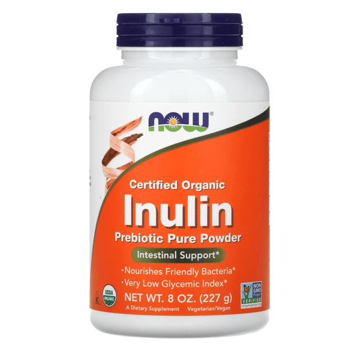 Now Foods Vitamins, Minerals, Herbs & More Now Foods Inulin Powder Pure Fos 8 Oz