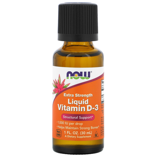 Now Foods Vitamins, Minerals, Herbs & More Now Foods Ex Str Liquid Vit D-3 1000 IU / Drop 1 Fl Oz