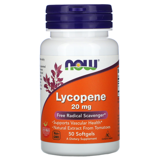 Now Foods Vitamins, Minerals, Herbs & More Now Foods Lycopene 20 Mg 50 Softgels