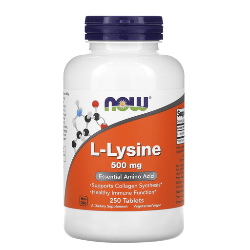 Now Foods Sports Nutrition & More Now Foods Lysine 500 Mg 250 Tablets