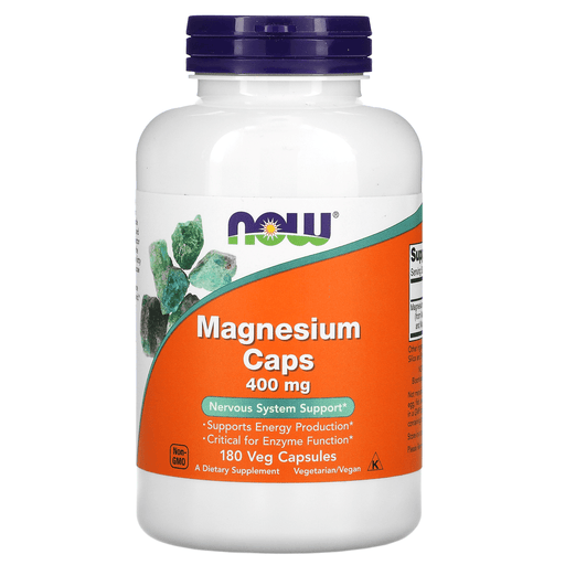 Now Foods Vitamins, Minerals, Herbs & More Now Foods Magnesium 400 Mg 180 Capsules