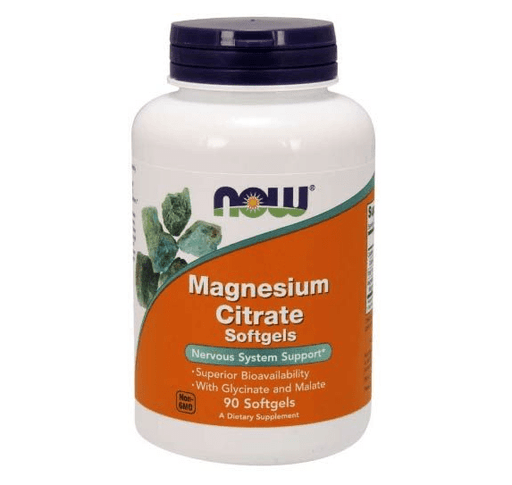 Now Foods Vitamins, Minerals, Herbs & More Now Foods Magnesium Citrate 134 Mg 90 Softgels