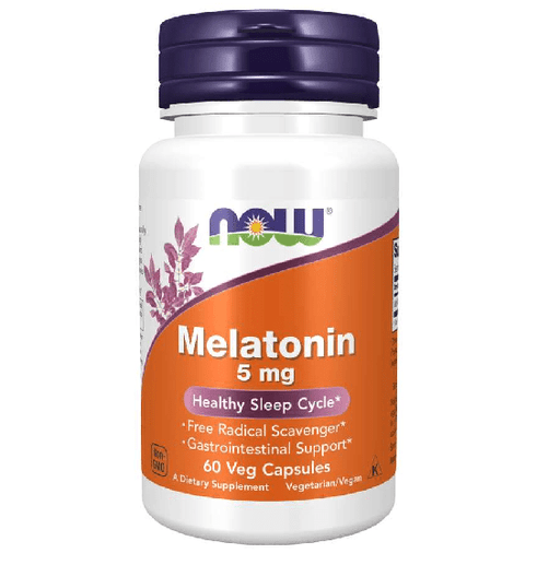 Now Foods Vitamins, Minerals, Herbs & More Now Foods Melatonin 5 Mg 60 Vegetable Capsules