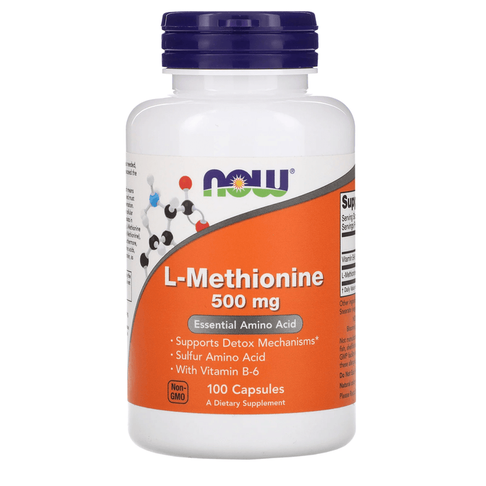 Now Foods Sports Nutrition & More Now Foods L-Methionine 500 Mg 100 Capsules