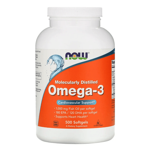 Now Foods Vitamins, Minerals, Herbs & More Now Foods Omega-3 1000 Mg 500 Softgels