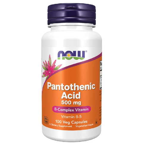 Now Foods Vitamins, Minerals, Herbs & More Now Foods Pantothenic Acid 500 Mg 100 Capsules