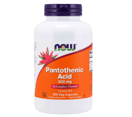 Now Foods Vitamins, Minerals, Herbs & More Now Foods Pantothenic Acid 500 Mg 250 Capsules